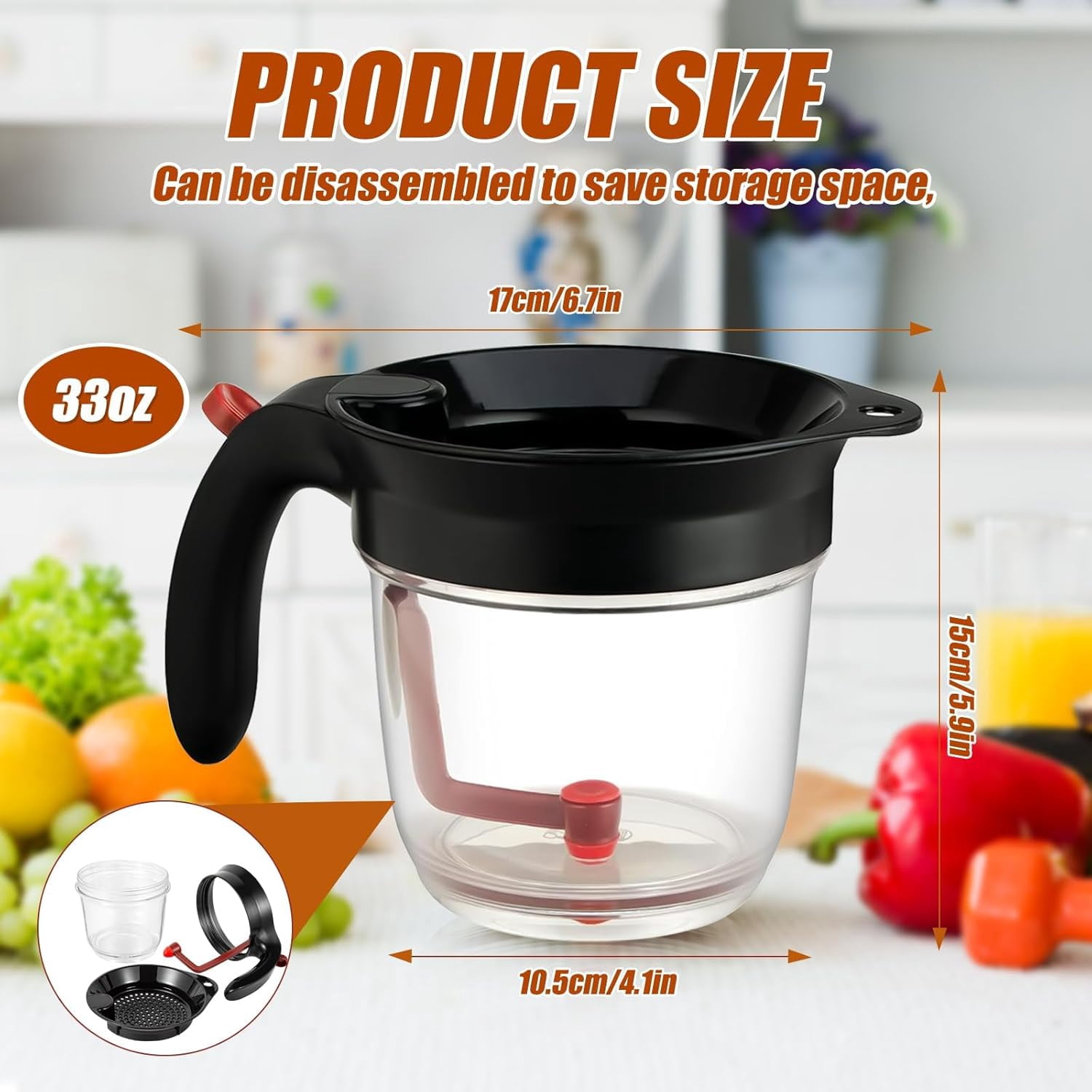 Fat Separator Glass