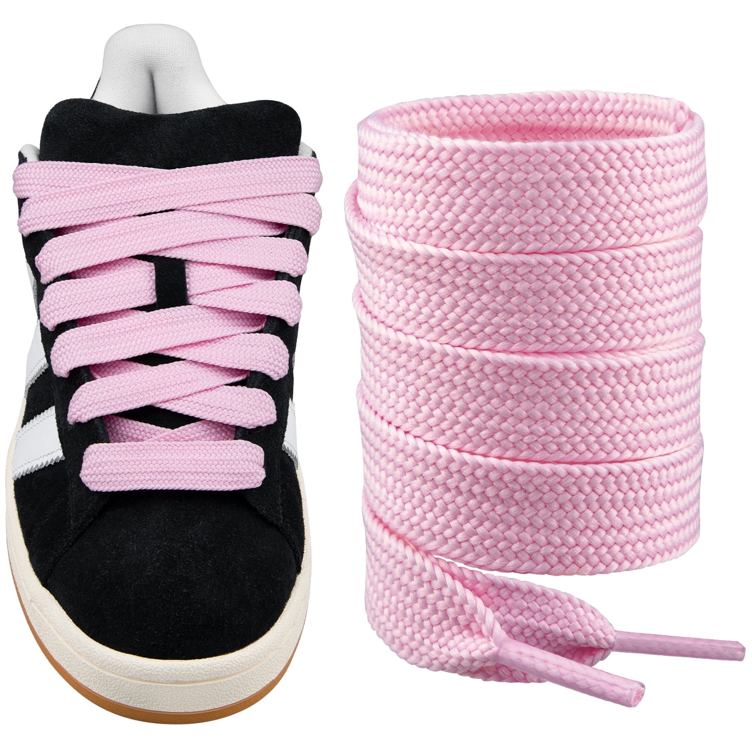 adidas gazelle silver green womens Classic Fat Laces | adidas Campus Sky Blue / 160 cm / 63 in / Fat Shoe Laces main image 1