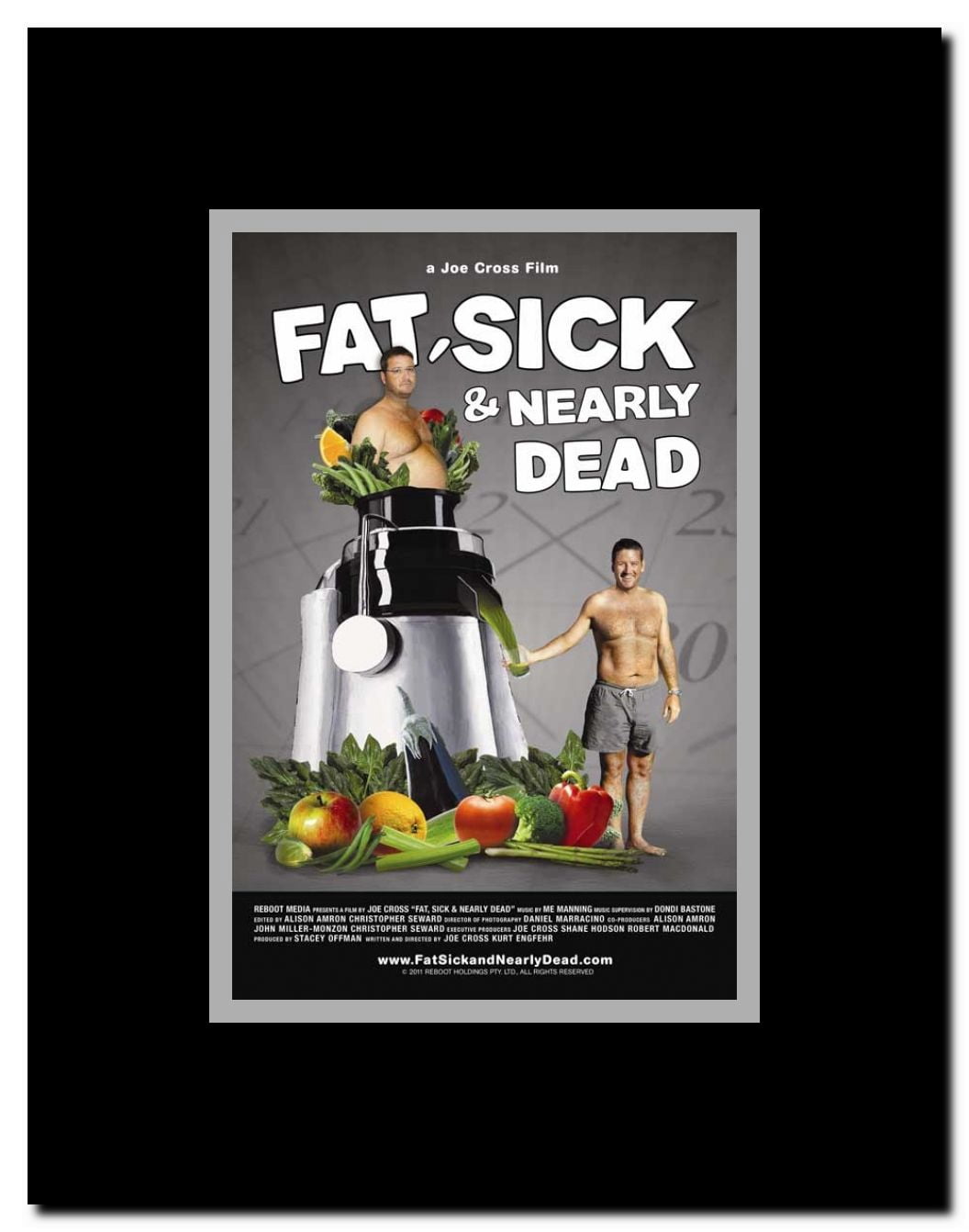 Fat Sick & Nearly Dead Framed Movie Poster