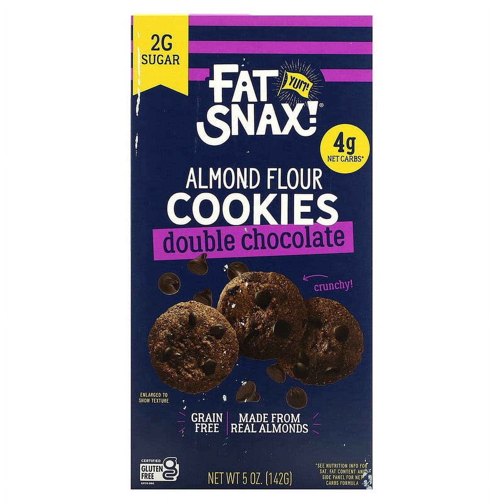 Fat Snax, Mini Cookies, Double Chocolate, 5 oz Pack of 2 - Walmart.com