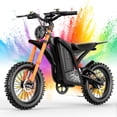 thumbnail image 1 of ASKGO GT16 Electric Dirt Bike for Adults,3000W Peak Electric Motorcycle 40MPH 48V 30Ah Battery,100Miles Electric Bike,16"Tire Ebike,Dual Hydraulic Brakes E Mountain Bike,7 Spee,Full Suspension,UL2849, 1 of 10