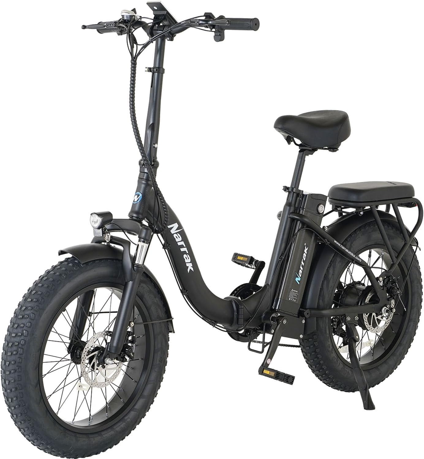 Fat Tire Folding Electric Bike, 48V & 624Wh Lithium Removable Battery