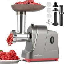 Fatabeta 3000W Max Electric Meat Grinder, with Sausage Stuffer Maker, Kubbe Kit, 3 Grinding Plates, for Home Kitchen & Pet Food, Easy Clean