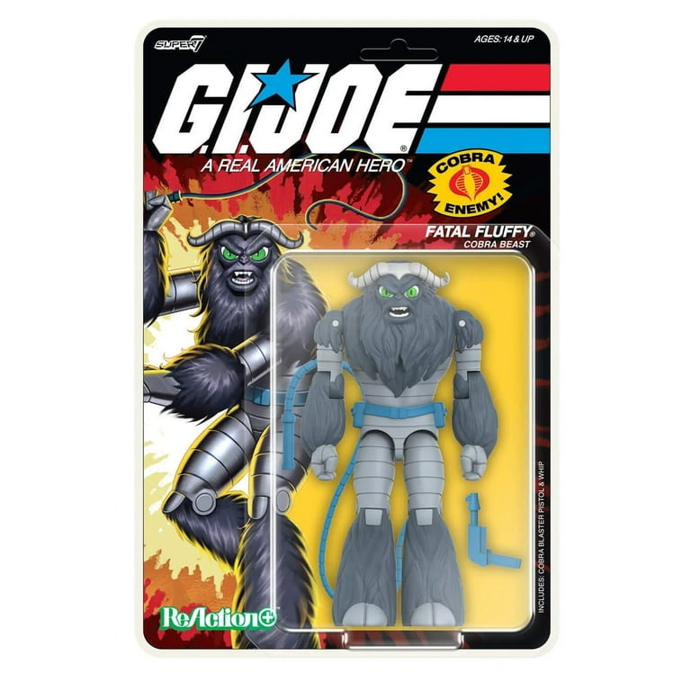 Fatal Fluffy (Cobra Beast) G.I. Joe Wave 2 Super7 Reaction+ Figure