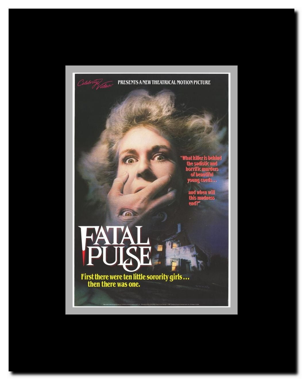 Fatal Pulse Framed Movie Poster