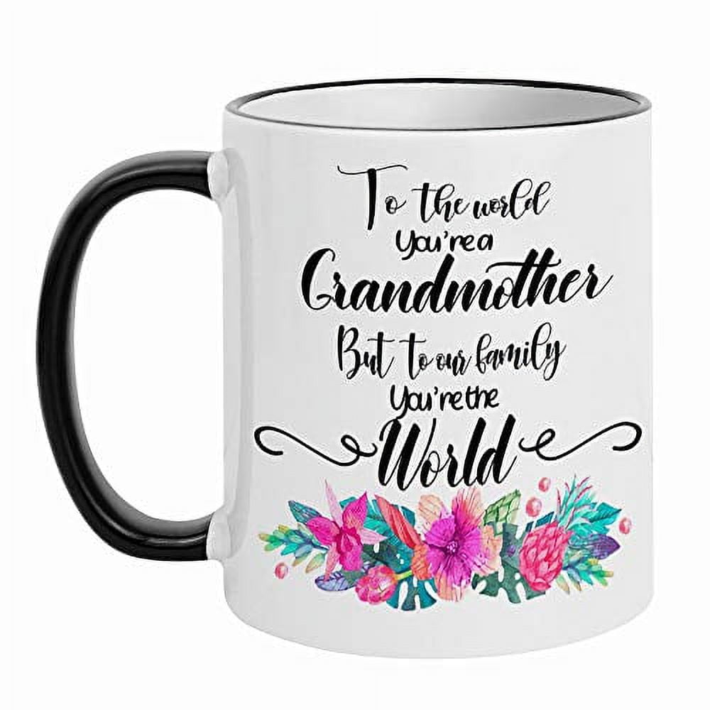 Fatbaby Grandma Birthday Gifts Mug for World Best Grandmother ,Mother's