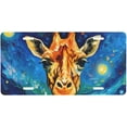 thumbnail image 1 of Ocean Sunset Beach Clouds Front License Plate for Car Designs Stainless License Plate Cover Holder for Men Women Metal Aluminum Decorative Accessory Vanity Tag Standard 6 X 12 Inch (4 Holes), 1 of 8