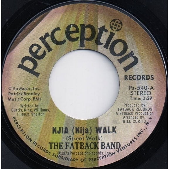 Fatback Band, The  Njia (Nija) Walk (Street Walk) / Soul Man (7" 45RPM Vinyl) (New)