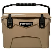Fatboy 20 Quart Roto Molded Hard Sided Cooler Sand Tan