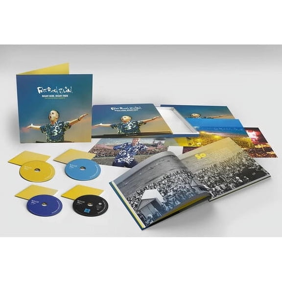 Fatboy Slim - Right Here Right Then - Deluxe Boxset includes 3CD's, DVD, 48-Page Hardback Book & Art Cards - Music & Performance - CD