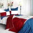 thumbnail image 1 of Fate Sky Quilted Patchwork Down Alternative Comforter Set-King, 1 of 4