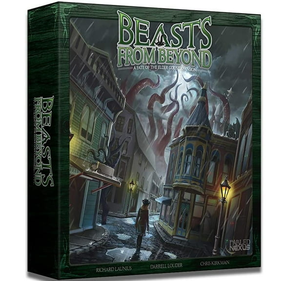 Fate of the Elder Gods: Beasts from Beyond Expansion - Lovecraftian Lore Boardgame, Ages 13+, 1-4 Players, 30-120 Min