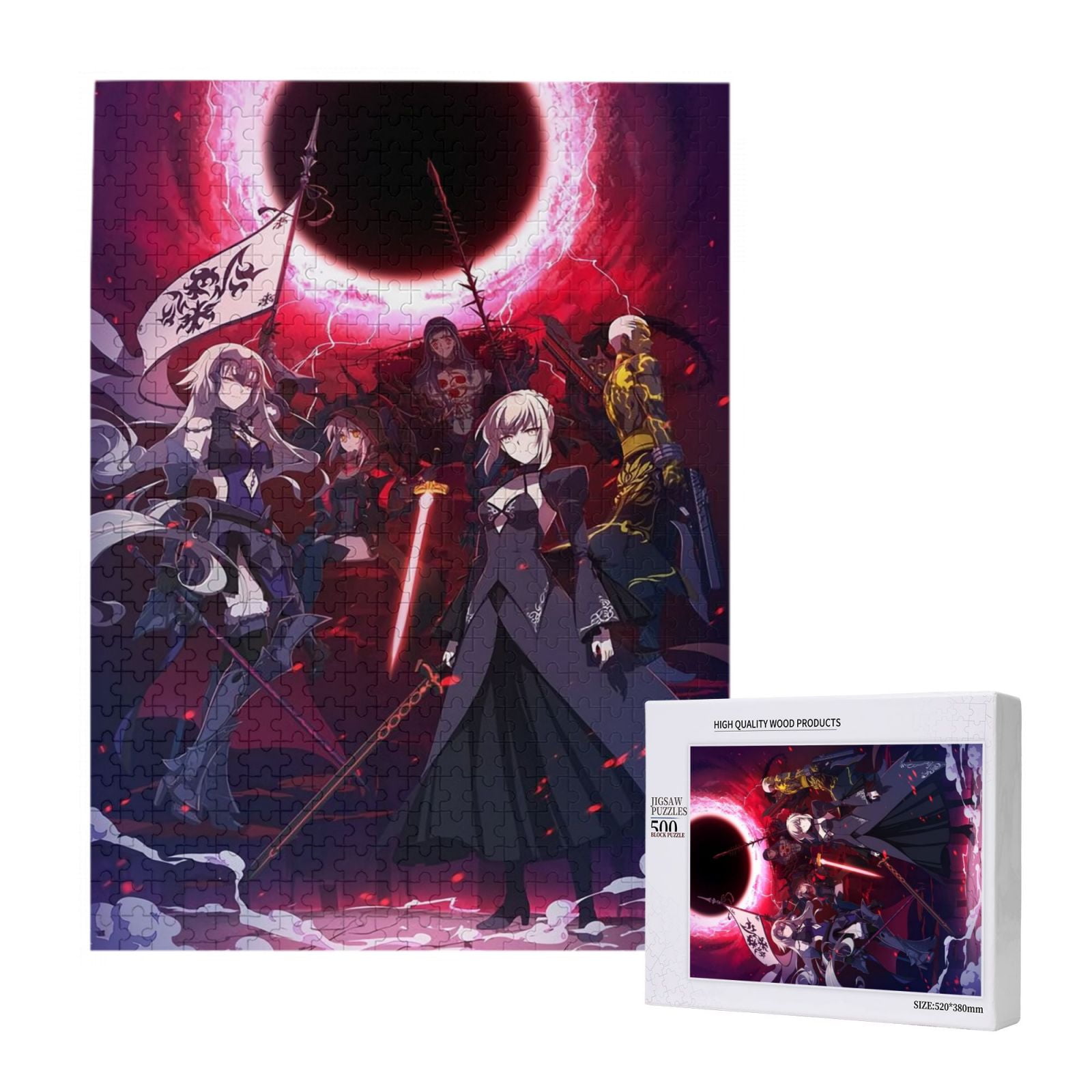 Fate stay night Anime Jigsaw Puzzles for Boy girl teen 300/500/1000 ...
