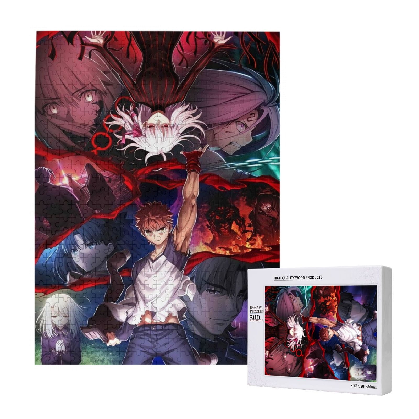 Fate stay night Jigsaw Puzzle Interactive Brain Teaser Board Game for ...
