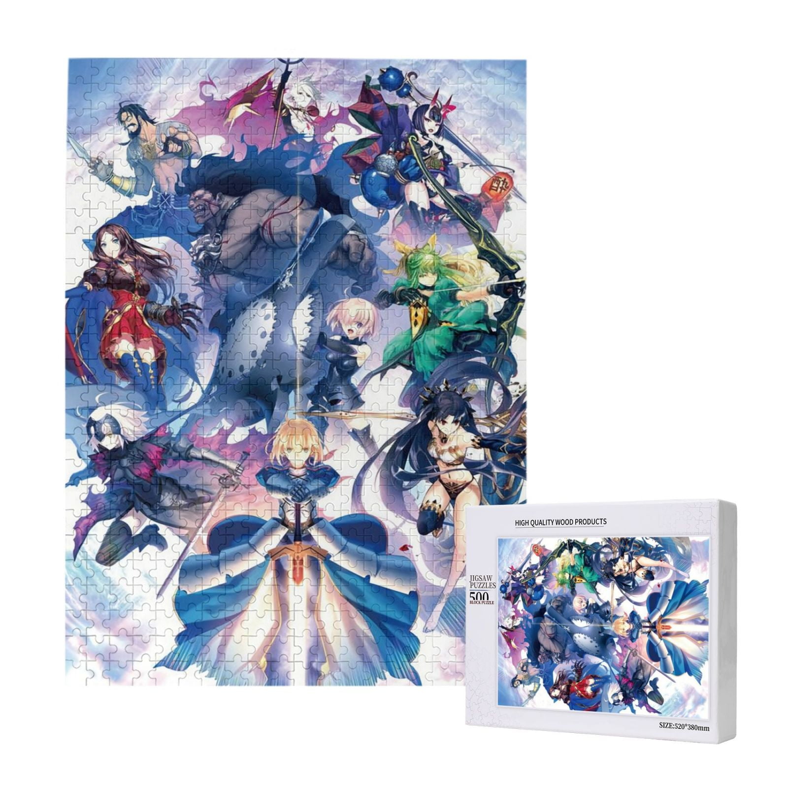 Fate stay night Jigsaw Puzzle Interactive Brain Teaser Board Game for ...