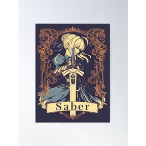 Fate stay night Saber poster Unframed Size 24''x36'' GooGate