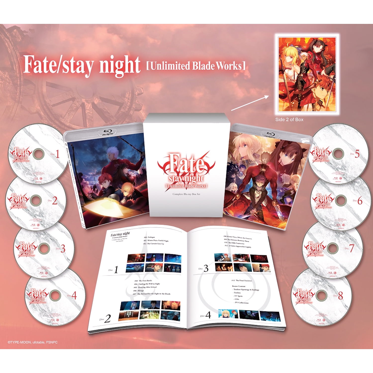 Fate/Stay Night: Unlimited Blade Works Complete [Blu-Ray Box