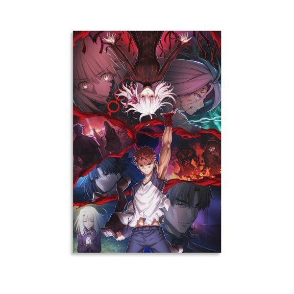 Fatestay Night Anime Poster (25) Canvas Poster Wall Art Picture Prints Hanging Photo Gift Decor Home Posters Artworks 16x24inch(40x60cm)