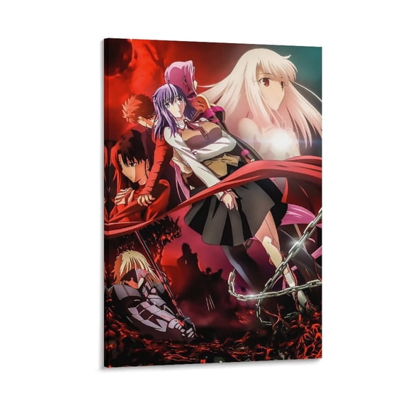 Fatestay Night Anime Poster (33) Posters Wall Art Painting Canvas Gift Living Room Prints Bedroom Decor Poster Artworks 16x24inch(40x60cm)