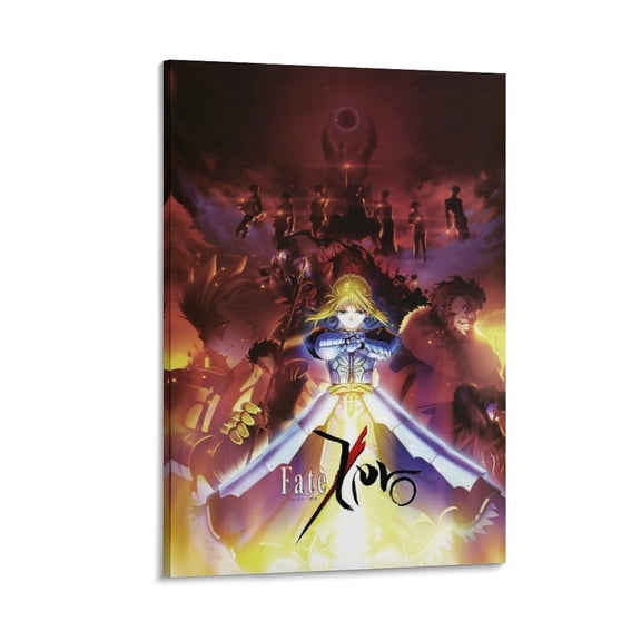 Fatestay Night Anime Poster (34) Canvas Wall Art Prints Poster Gifts Photo Picture Painting Posters Room Decor Home Decorative 12x18inch(30x45cm)