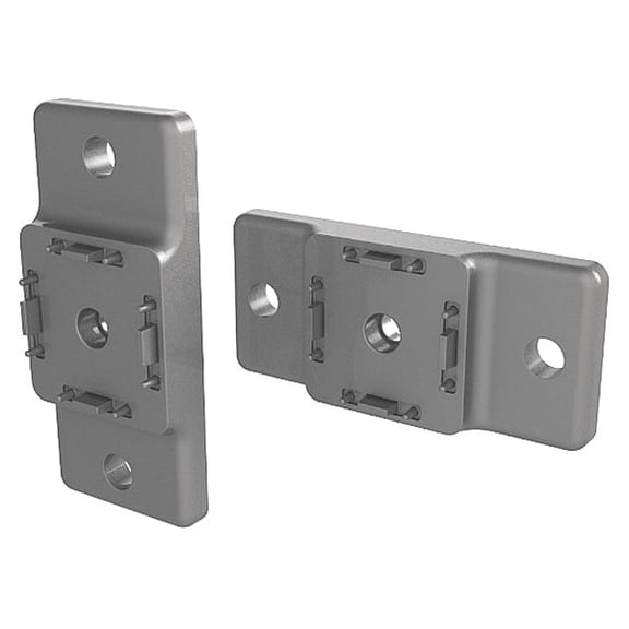 Fath Monitor Mnt Adptr Plt,Almnm,90 x40 x16mm 061SAP40H