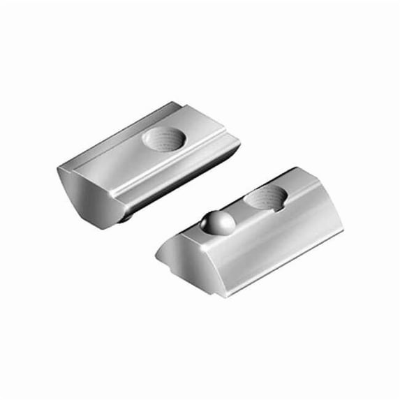 Roll In T-Nut, Steel, Zinc-Plated, PK4 09602U1/4