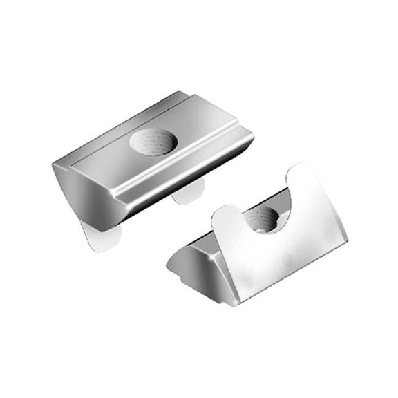 Roll In T-Nut, Steel, Zinc-Plated, PK4 09602U5/16