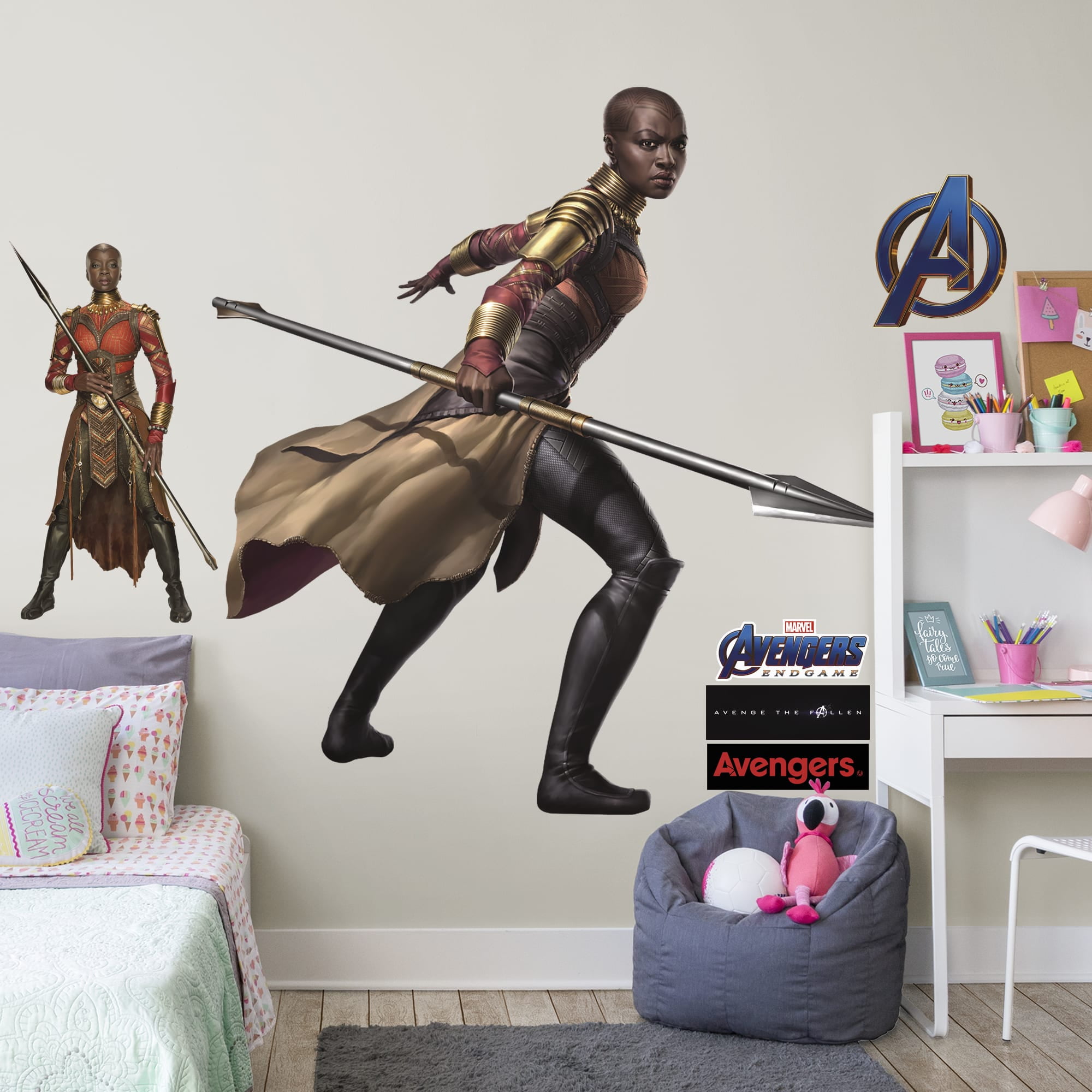 Fathead Avengers Endgame Okoye LifeSize Officially Licensed