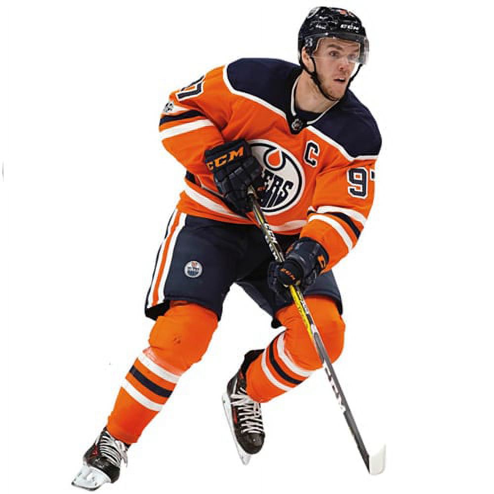 Fathead Connor McDavid Edmonton Oilers Life Size Removable Wall Decal