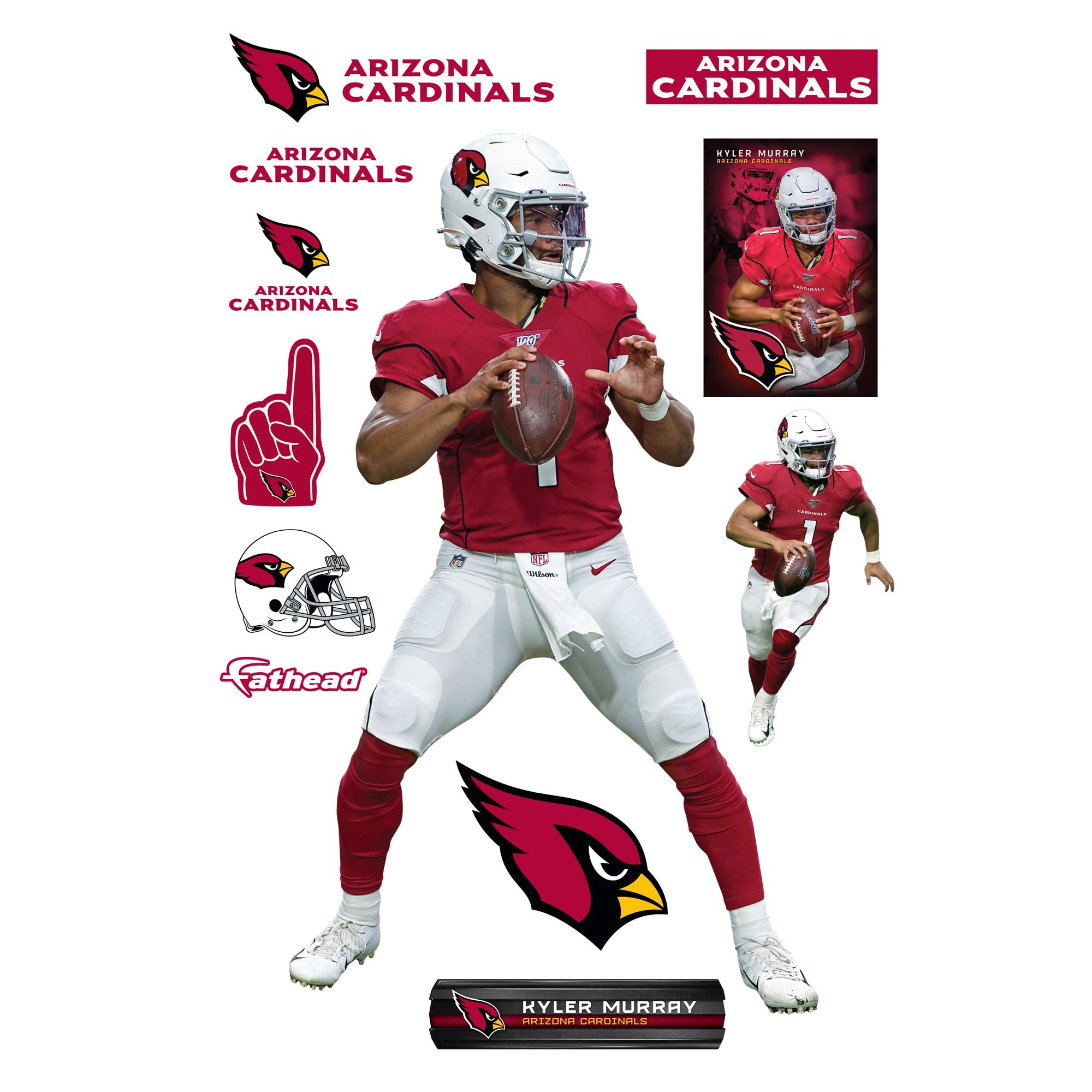 Arizona Cardinals Helmet - Sticker at Sticker Shoppe