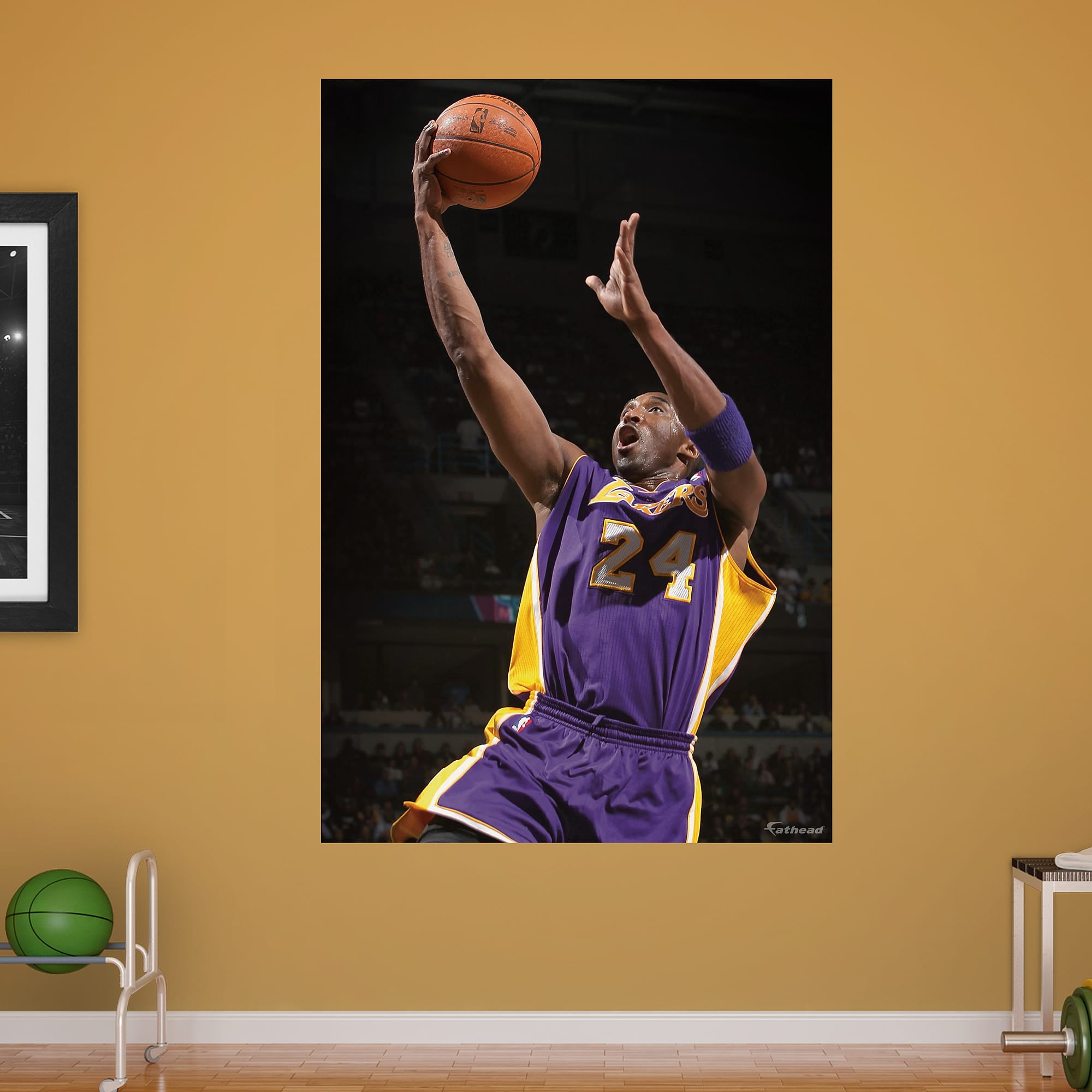Fathead Los Angeles Lakers Kobe Bryant Mural Wall Graphic