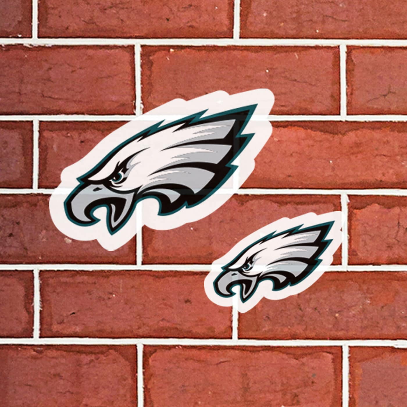 Fathead Philadelphia Eagles 5Piece Mini Alumigraphic Outdoor Decal Set