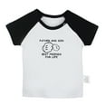 thumbnail image 1 of Father And Son Best Friends For Life Funny T shirt For Baby, Newborn Babies T-shirts, Infant Tops, 0-24M Kids Graphic Tees Clothing (Short Black Raglan T-shirt, 18-24 Months), 1 of 4