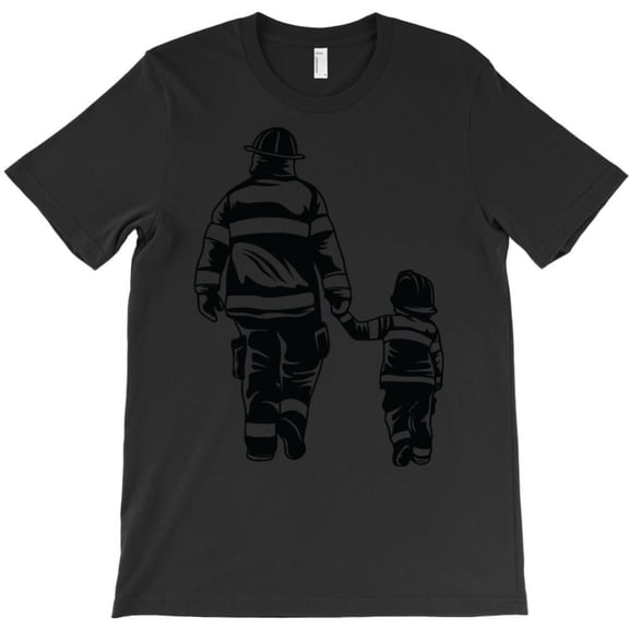 Father And Son Firefighter Funny Holiday Matching Graphic T-Shirt - Trending Now G3149, Up to 5XL