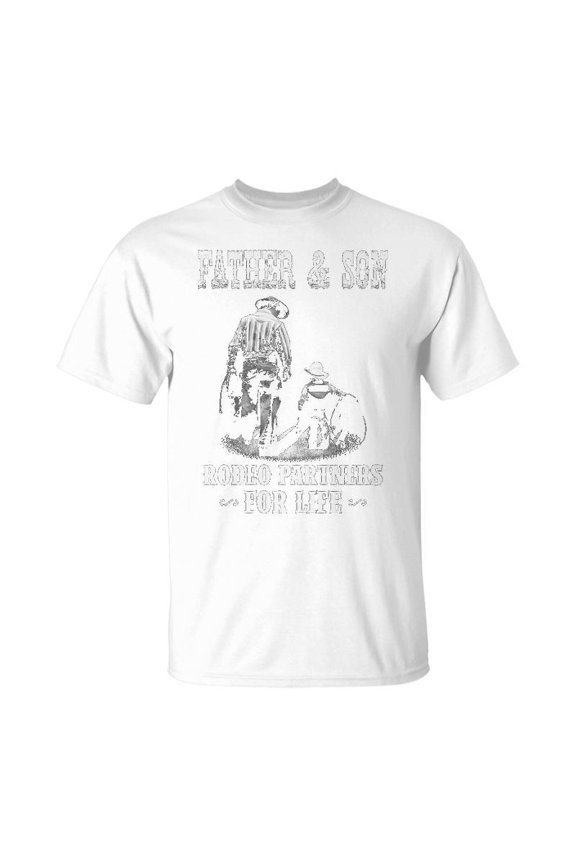 Father And Son Rodeo Partners Unisex Jersey Crewneck Tshirt