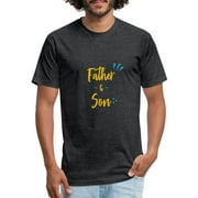 Father And Son Vater Und Sohn Geschenk Fitted Cotton / Poly T-Shirt