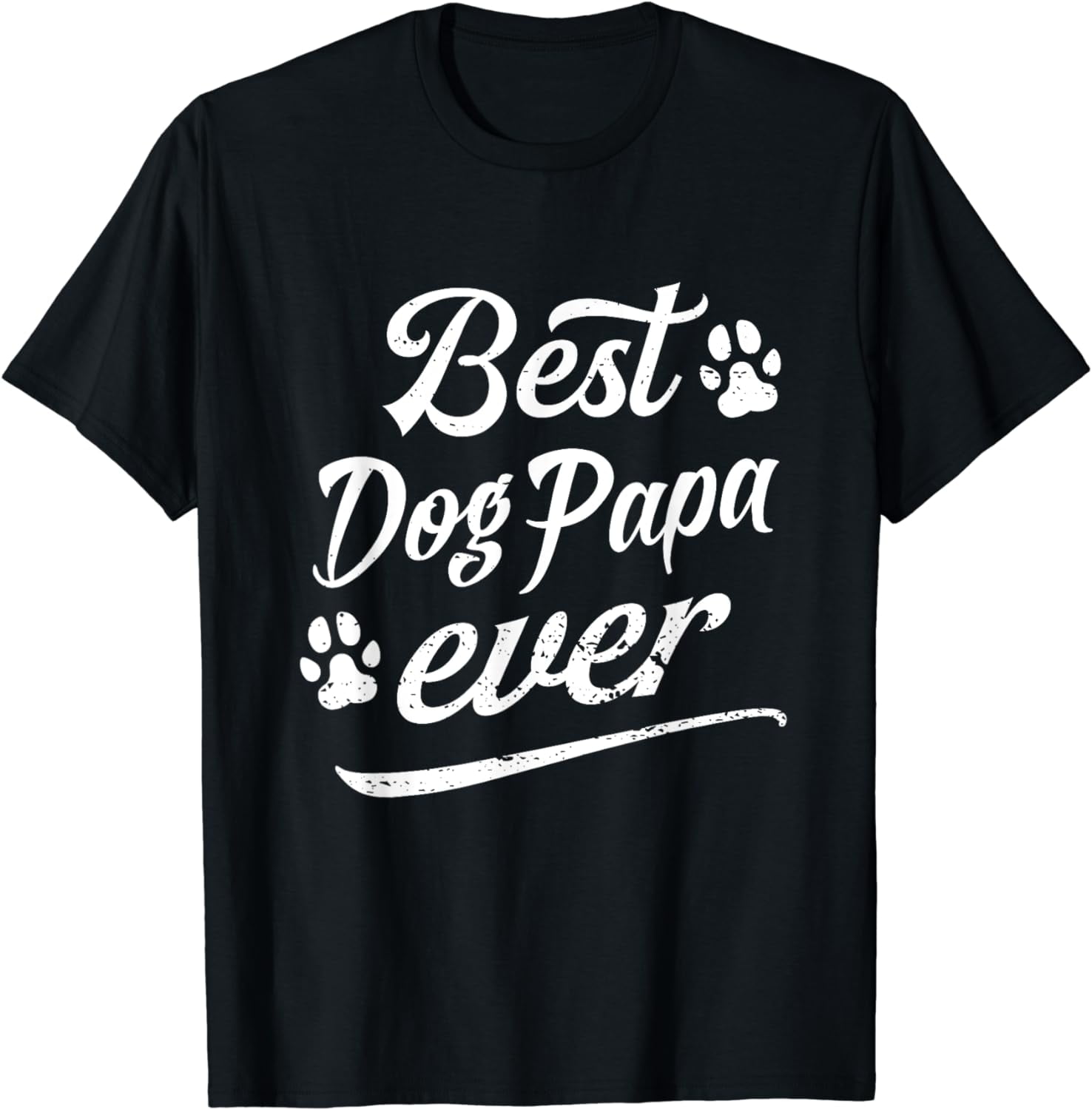 Father Best Dog Papa Ever Fun Fur Animal Loves Family Play TShirt
