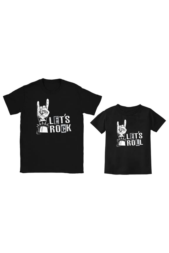 Father Daddy and Son Matching Outfits Fathers Day Funny Dad Shirts for Men Dad Shirt Black X-Large