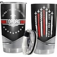 thumbnail image 1 of Father Day Gifts, Pilot Dad Tumbler with Lid 20 oz Stainless Steel, Best Dad Ever Mug, Airforce Navigation Birthday Gifts for Daddy, Men, Grandpa, Husband, 1 of 1