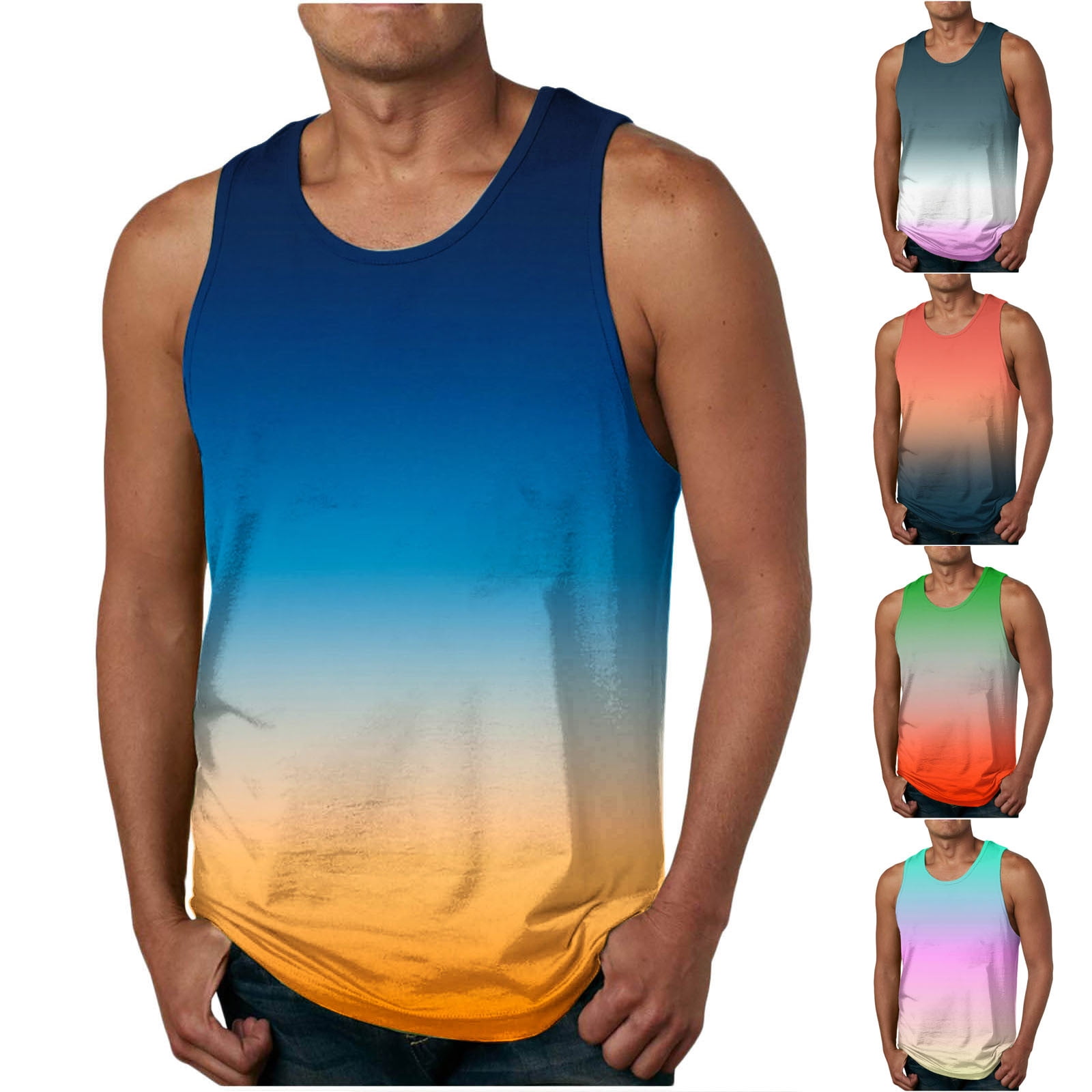 Father Day Sale!3d Graphic Tank Top Men,Summer Sportstank Tops for Men ...