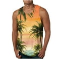 thumbnail image 1 of Father Day Sale Deals!YANHAIGONG Mens Breathable Tank Top,Mens Graphic Tank Tops Beach 3d Print Tank Top,Summer Casual Novelty Gym Workout Bodybuilding Sleeveless Round Neck Hawaii Tank Tops, 1 of 4