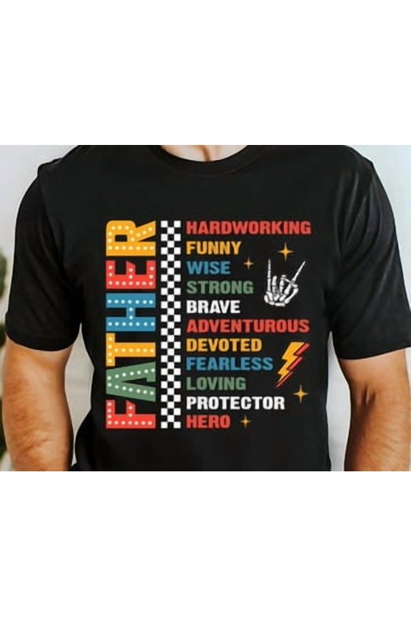 Father Definition Shirt, Dad Appreciation Shirt, Hardworking Funny Wise Dad, Fathers Day, Funny Dad Definition, Best Father Gift, Light Pink Tshirt