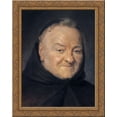 thumbnail image 1 of Father Emmanuel 24x20 Gold Ornate Wood Framed Canvas Art by Maurice Quentin de La Tour, 1 of 2