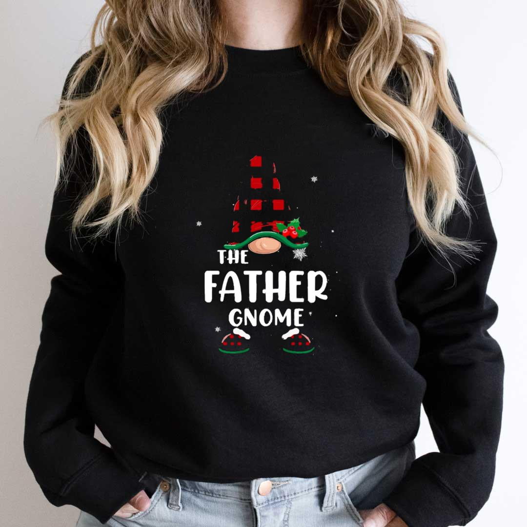 Father Gnome Funny Christmas Pajamas Matching Family Graphic - Daily ...