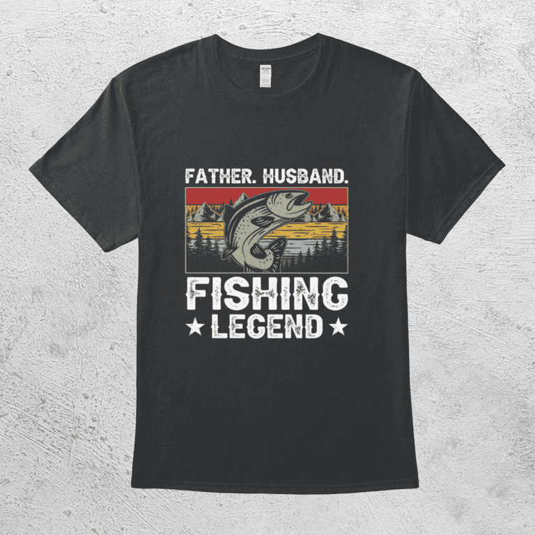 Father Husband Fishing Legend Fishing Men Shirt