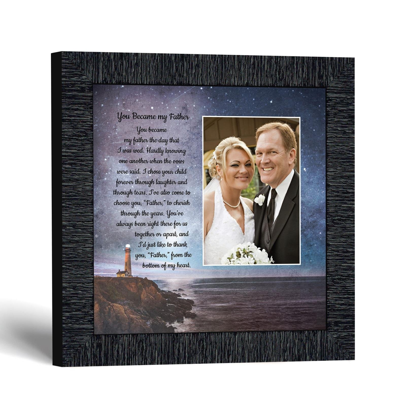 Father In Law Gifts Picture Frame, Photo Keepsake For Wedding Day ...