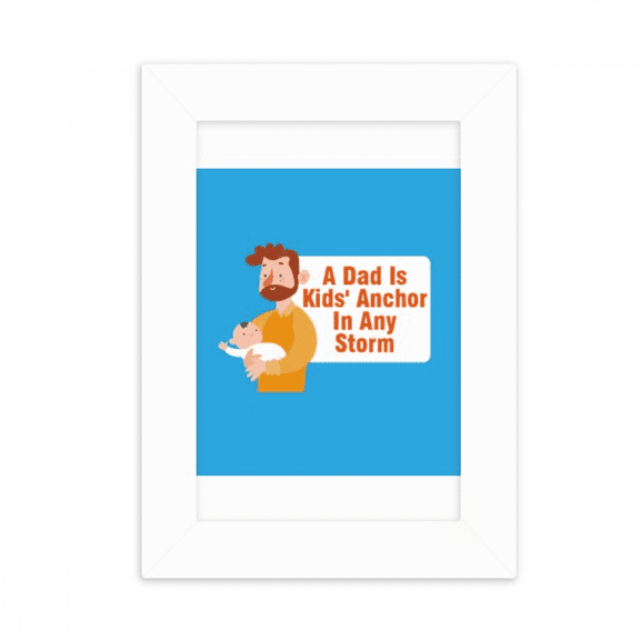 Father Loves Great Harbor Desktop Photo Frame Picture Display Decoration Art Painting