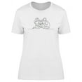thumbnail image 1 of Father, Mother And Kid Together T-Shirt Women -Image by Shutterstock, Female Large, 1 of 2