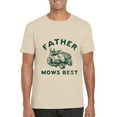 thumbnail image 1 of Father Mows Best Funny Fathers Day Best Daddy Lawn Care T-Shirt, for men & women, up to size 5XL, 1 of 3