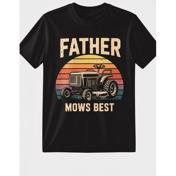 Father Mows Best Shirt, Funny Lawn Mowing Dad Shirt, Father’s Day Gift Idea, Dad Joke T-Shirt, Gift for Dad, Yard Work Humor T-Shirt